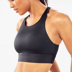 Fabletics No-Bounce Sports Bra Size 2X Black NWT in packaging unopened‎